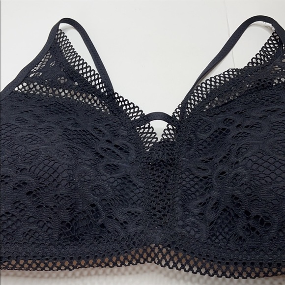 NWOT Becca 2XL black lace swim top - Picture 5 of 8